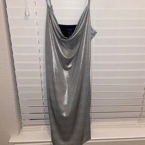 silver party dress